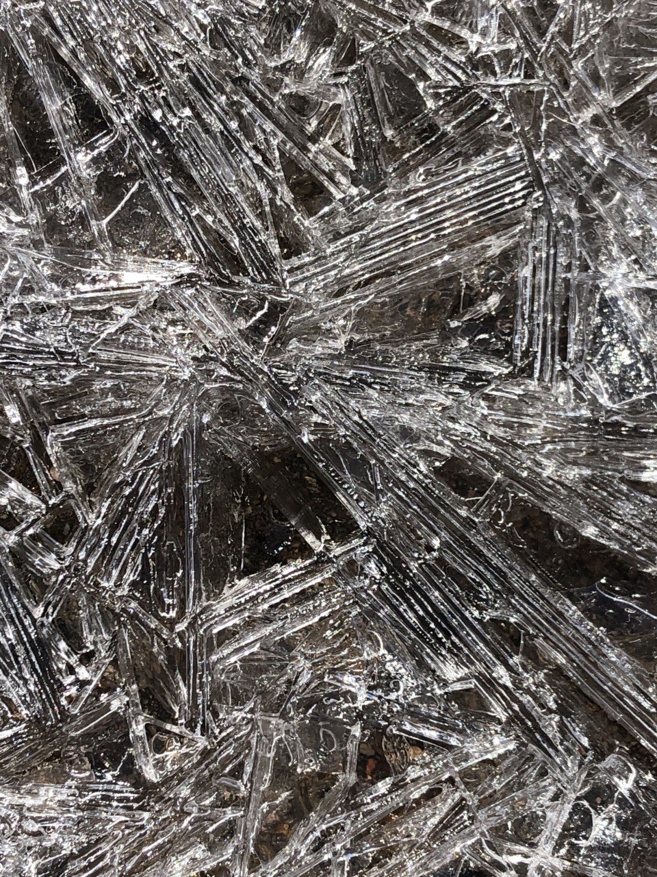 Ice crystal closer